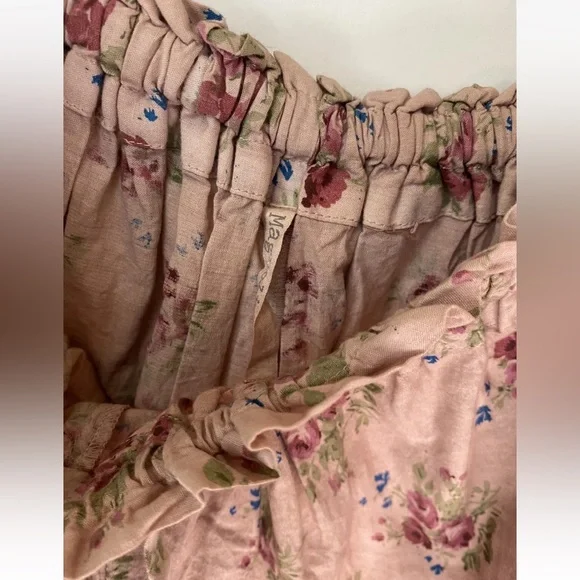 Magnolia Pearl Gertie Pants Pink Rose Floral - Picture 3 of 9